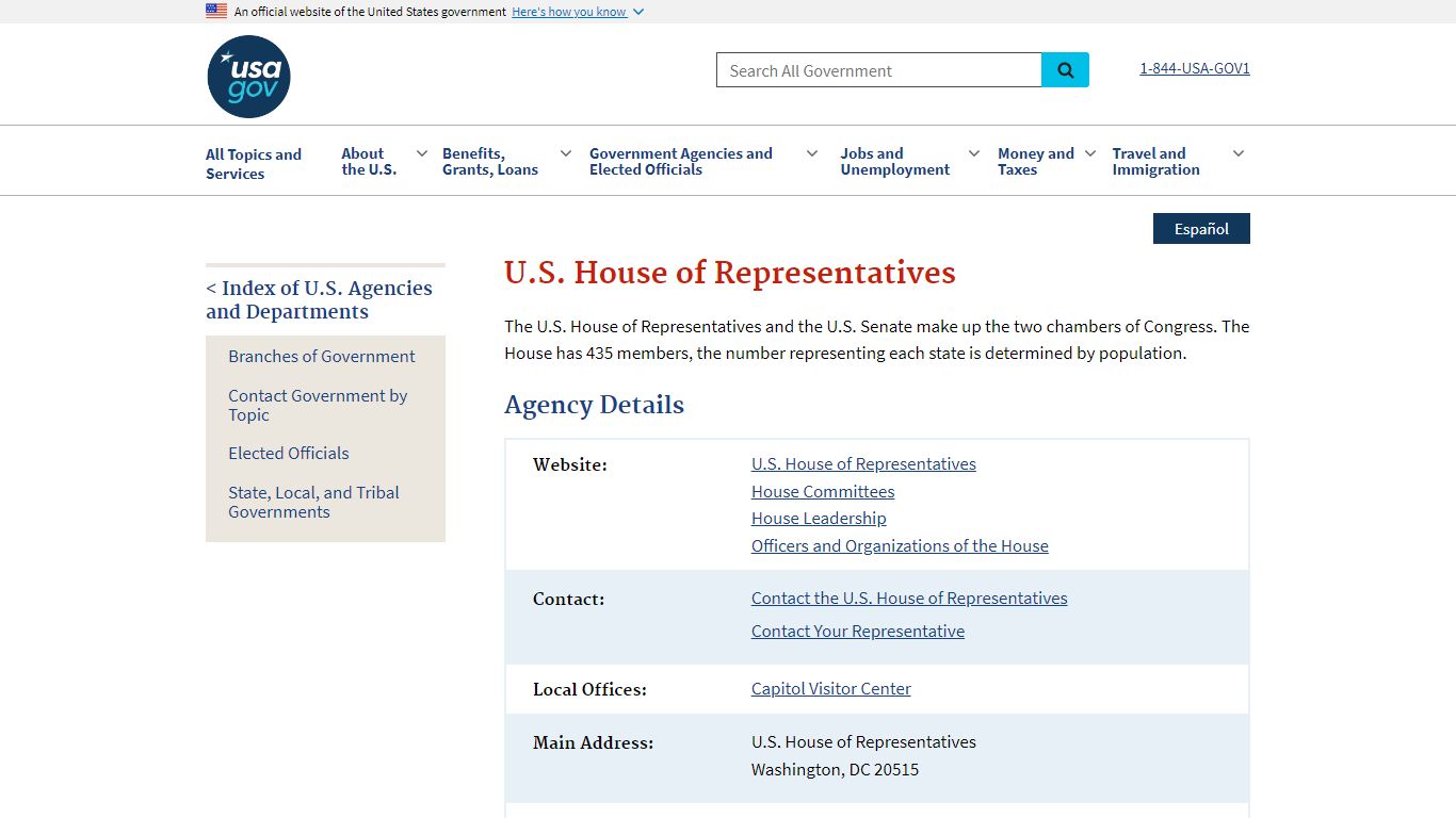 U.S. House of Representatives | USAGov